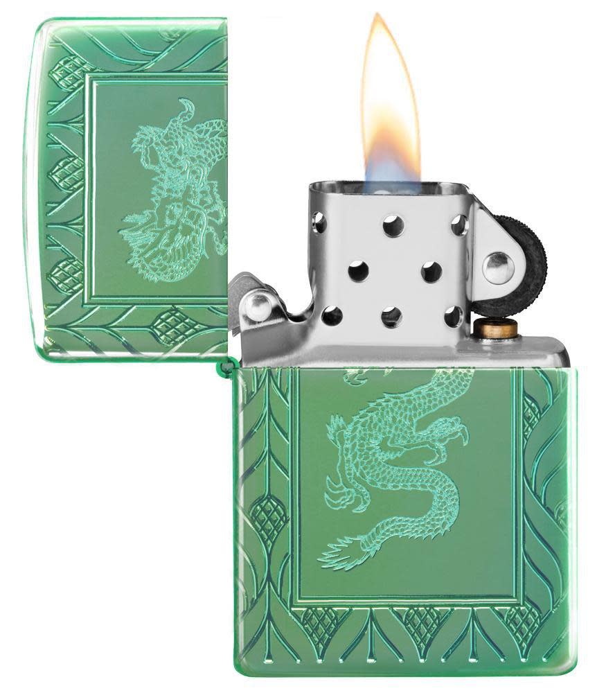 Armor® High Polish Green Elegant Dragon - Image 3