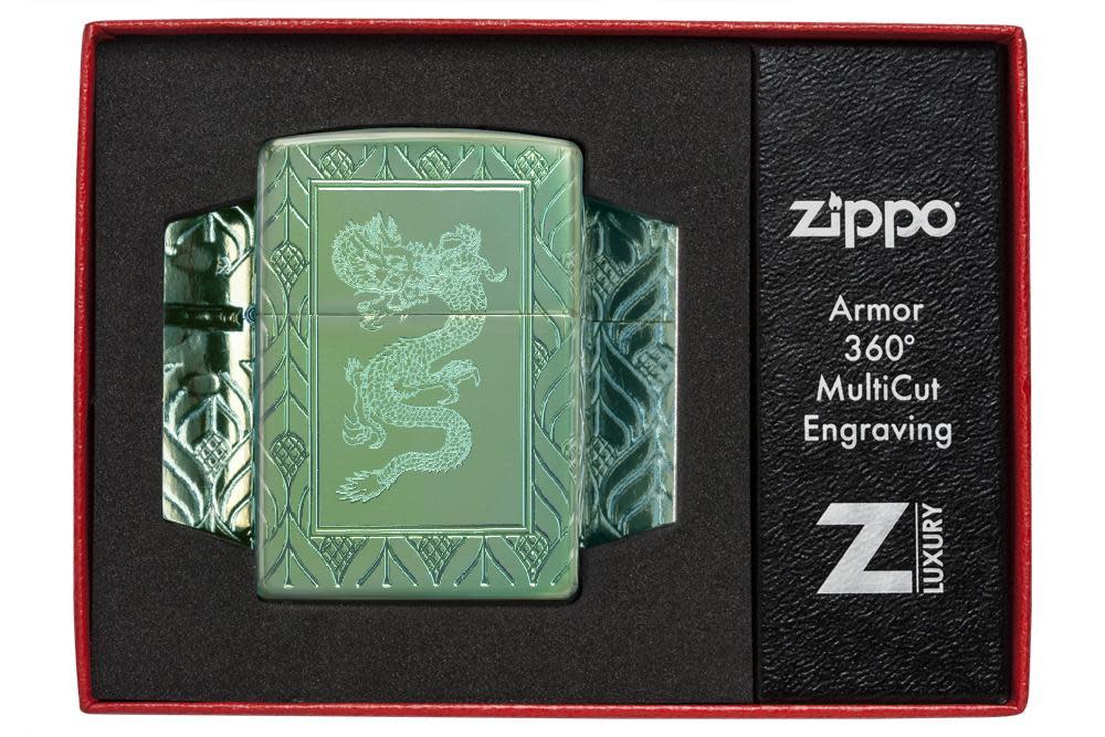 Armor® High Polish Green Elegant Dragon - Image 5