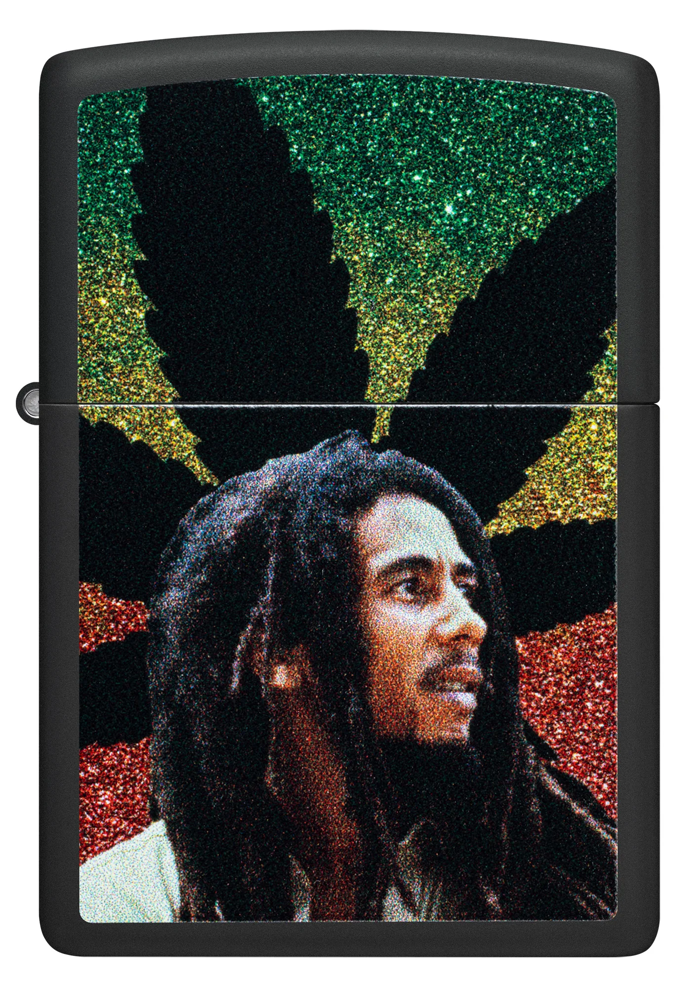 Bob Marley Leaf Silhouette Design - Image 3