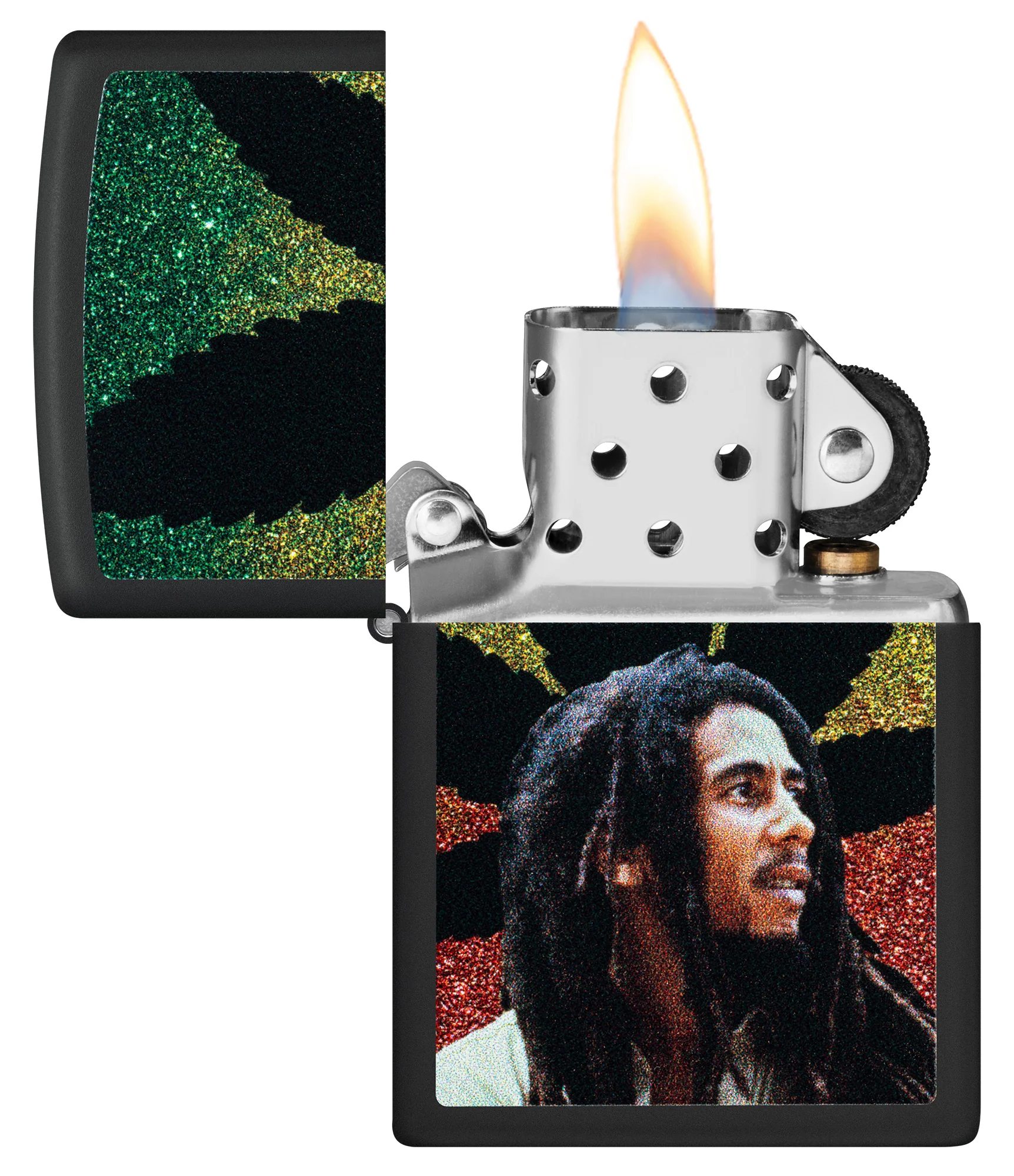 Bob Marley Leaf Silhouette Design - Image 4