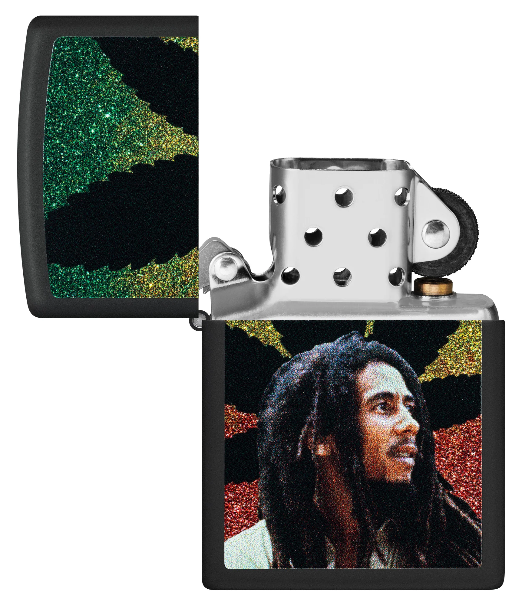 Bob Marley Leaf Silhouette Design - Image 5