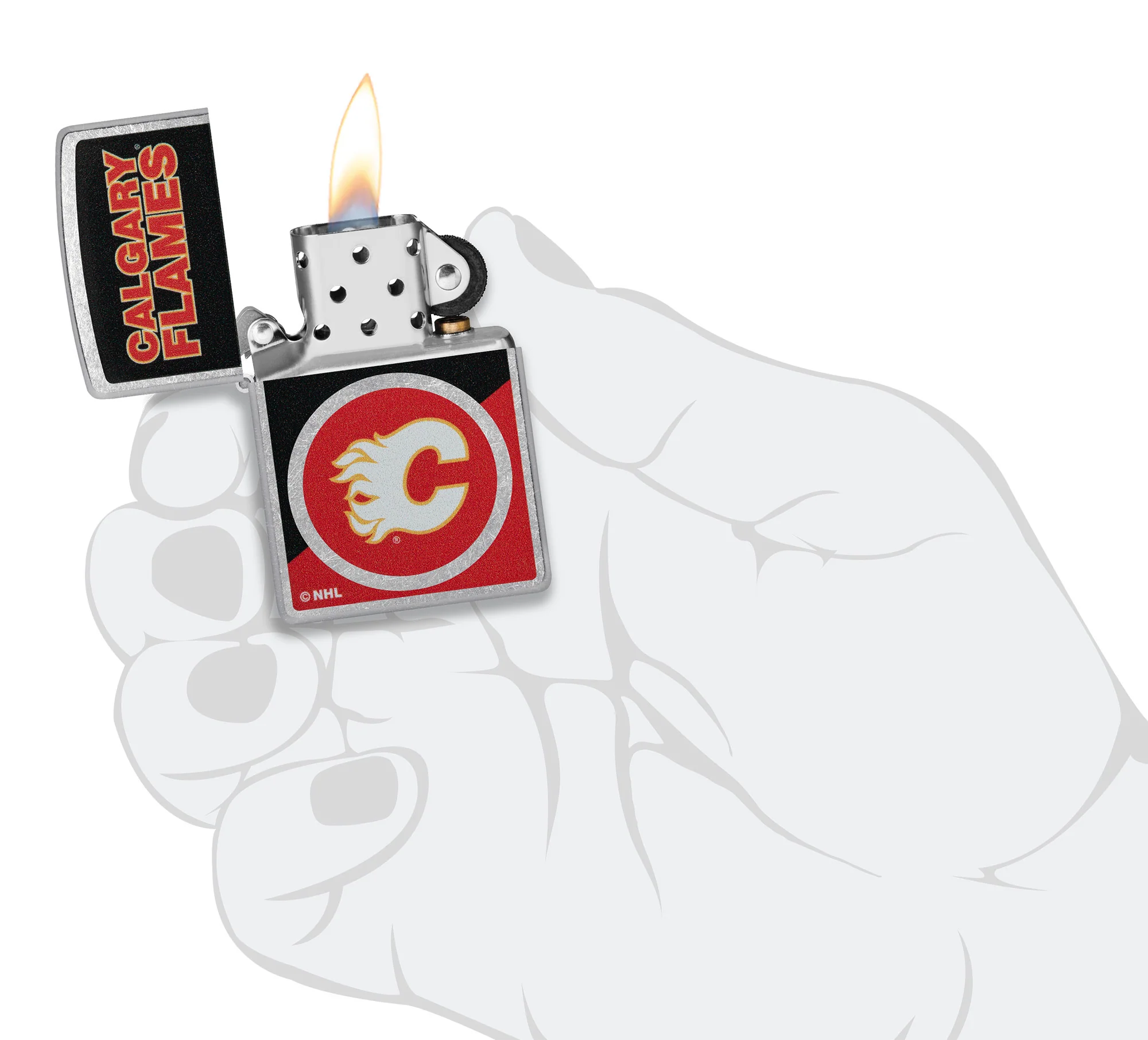 Calgary Flames® Colorblock Logo Design - Image 6