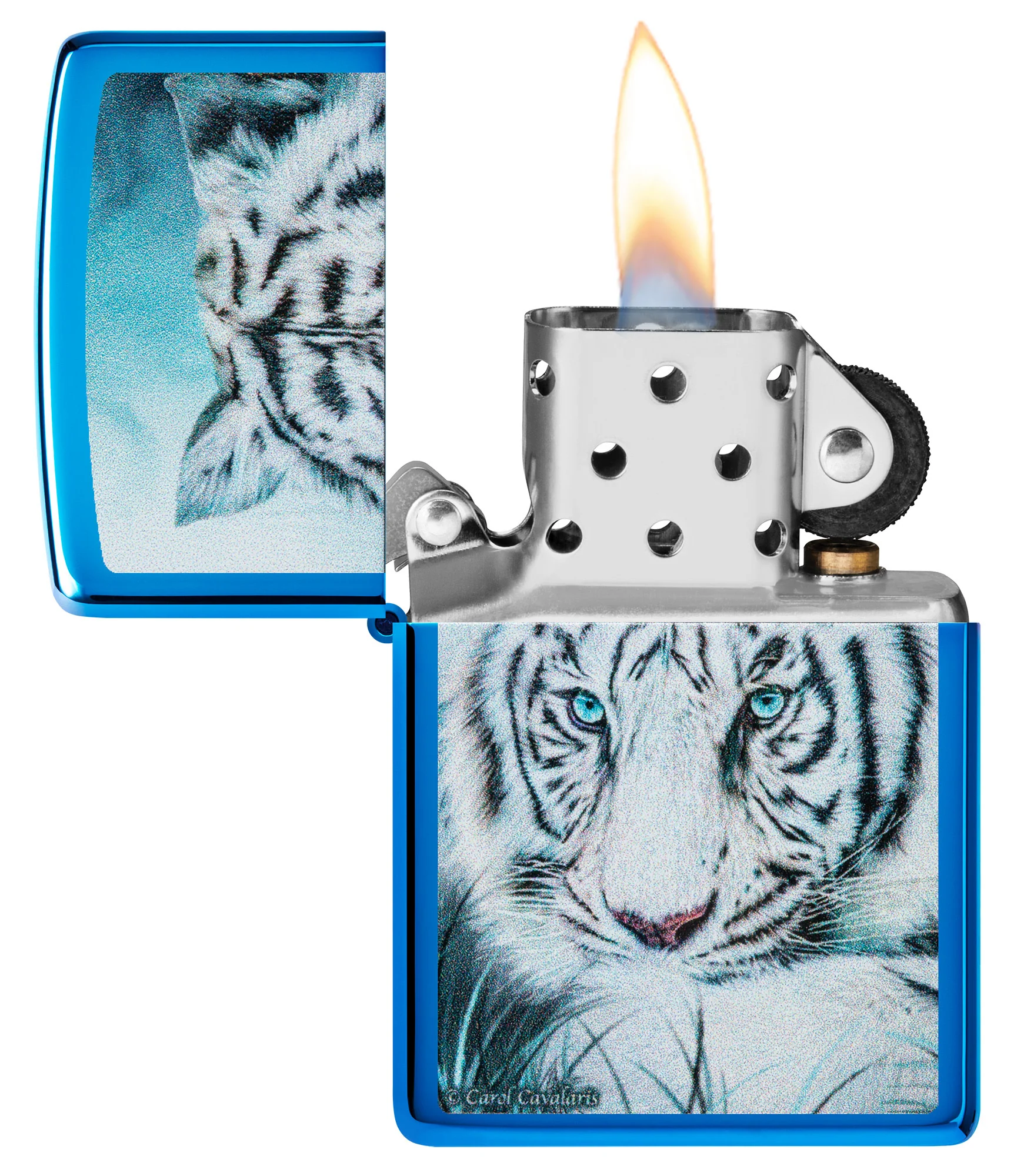Carol Cavalaris White Tiger Design - Image 3