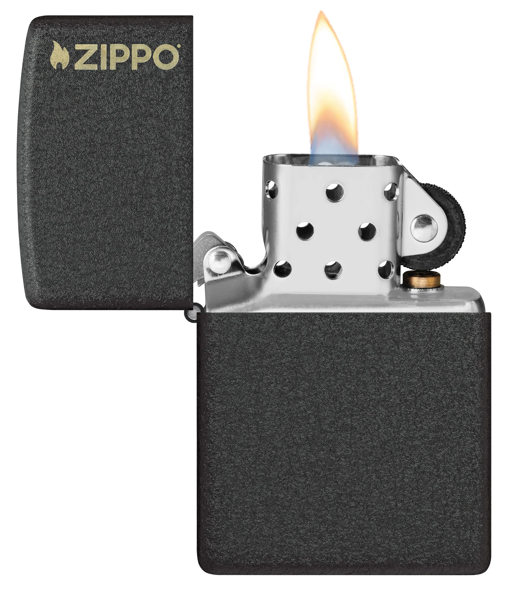 Classic Black Crackle® Zippo Logo - Image 4