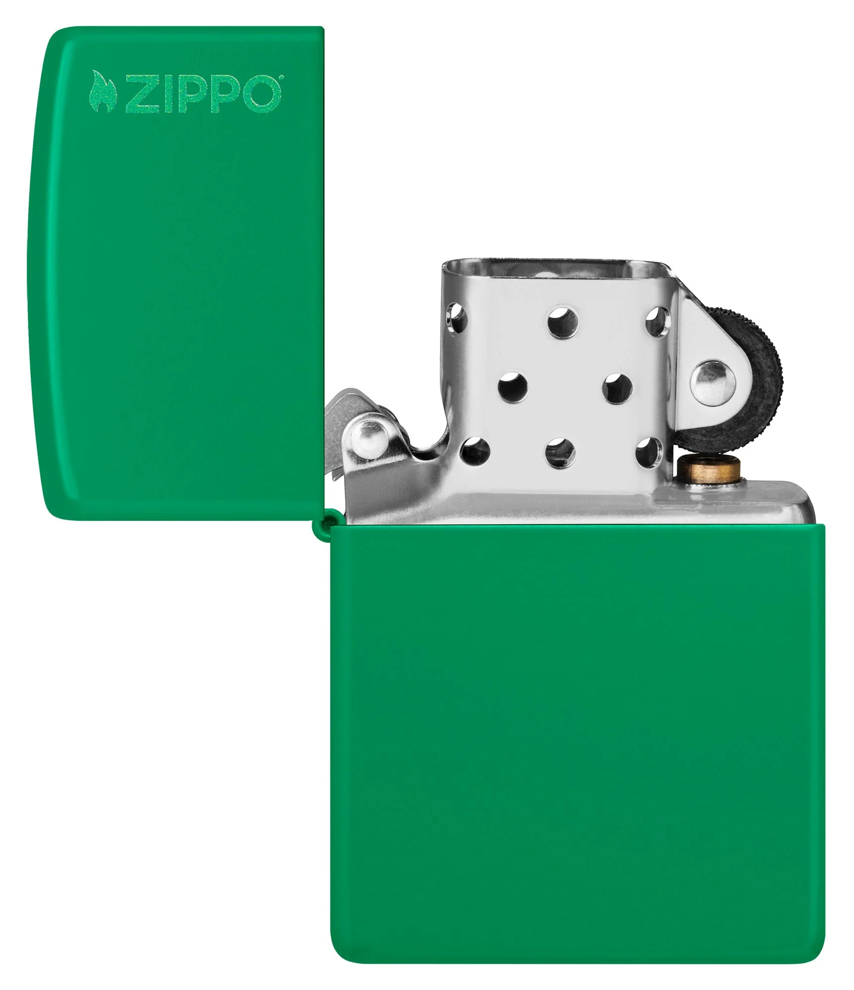 Classic Grass Green Matte Zippo Logo - Image 7