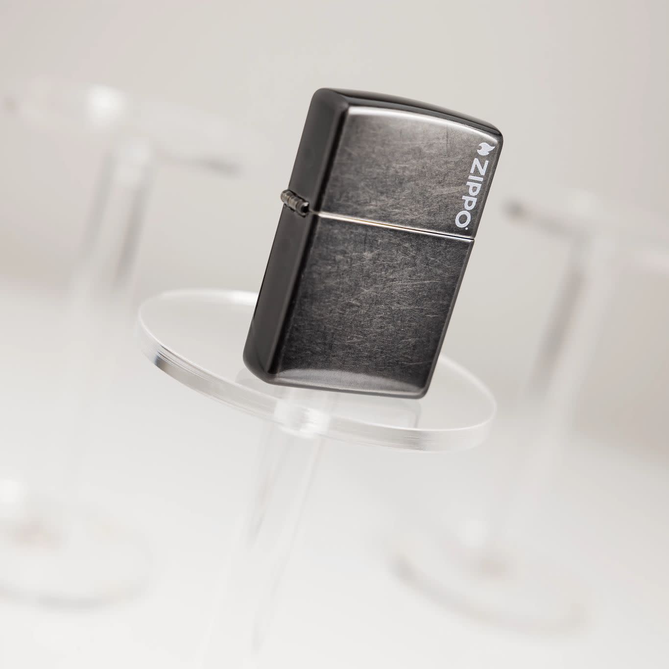 Classic Grey Zippo Logo - Image 2