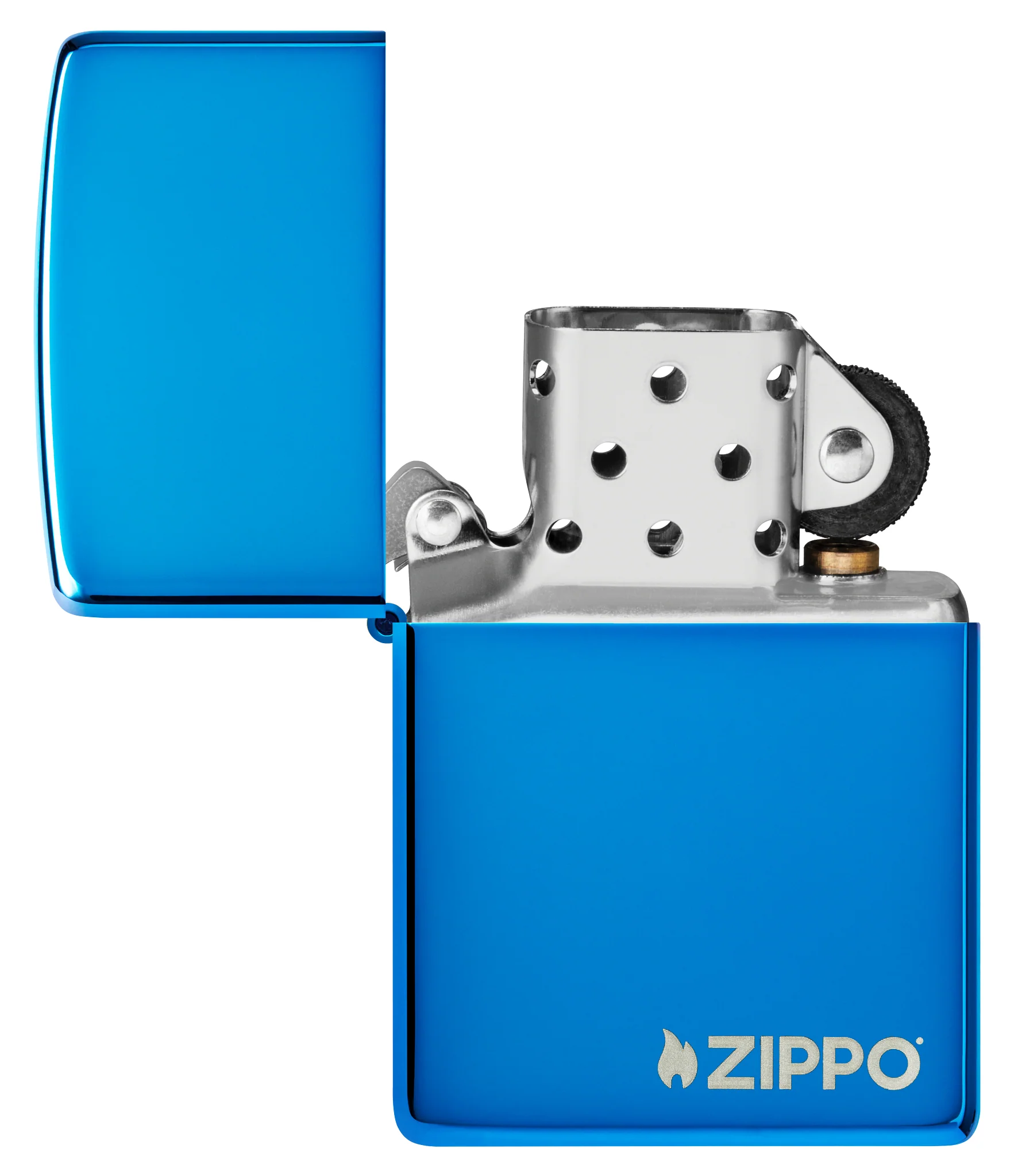 Classic High Polish Blue Zippo Logo - Image 4
