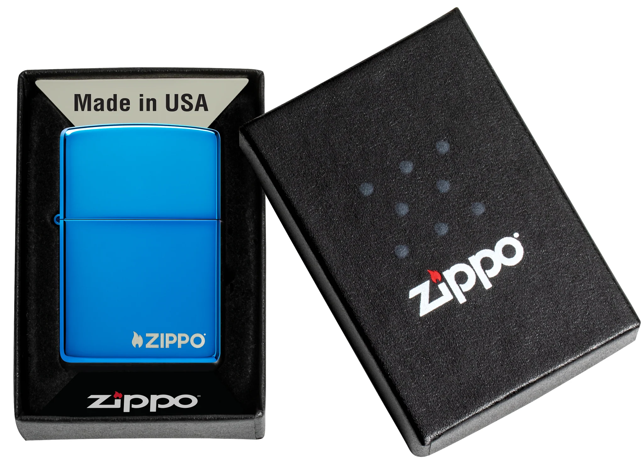Classic High Polish Blue Zippo Logo - Image 6