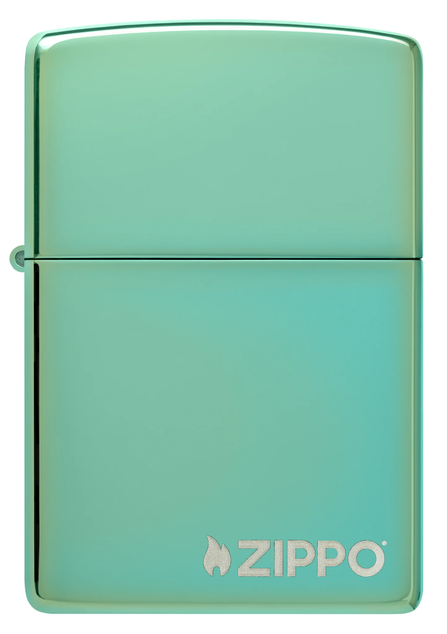 Classic High Polish Green Zippo Logo - Image 2