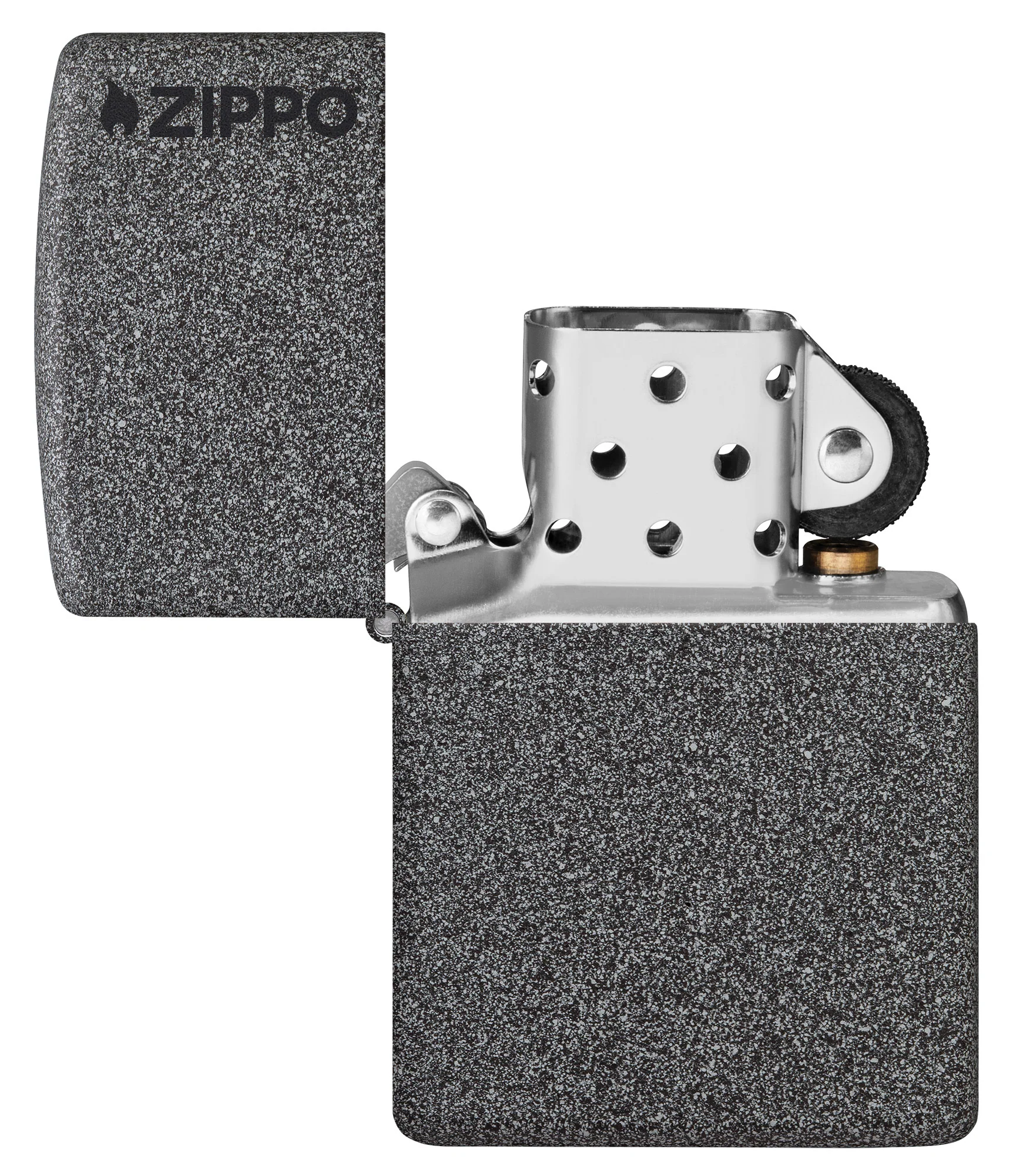 Classic Iron Stone Zippo Logo - Image 5