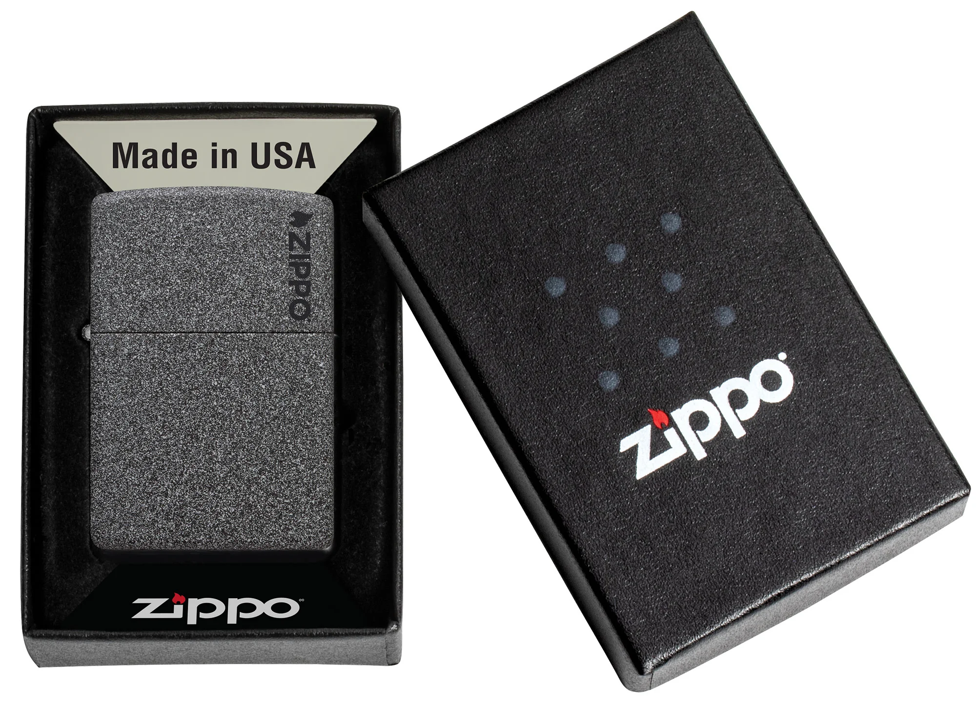 Classic Iron Stone Zippo Logo - Image 7