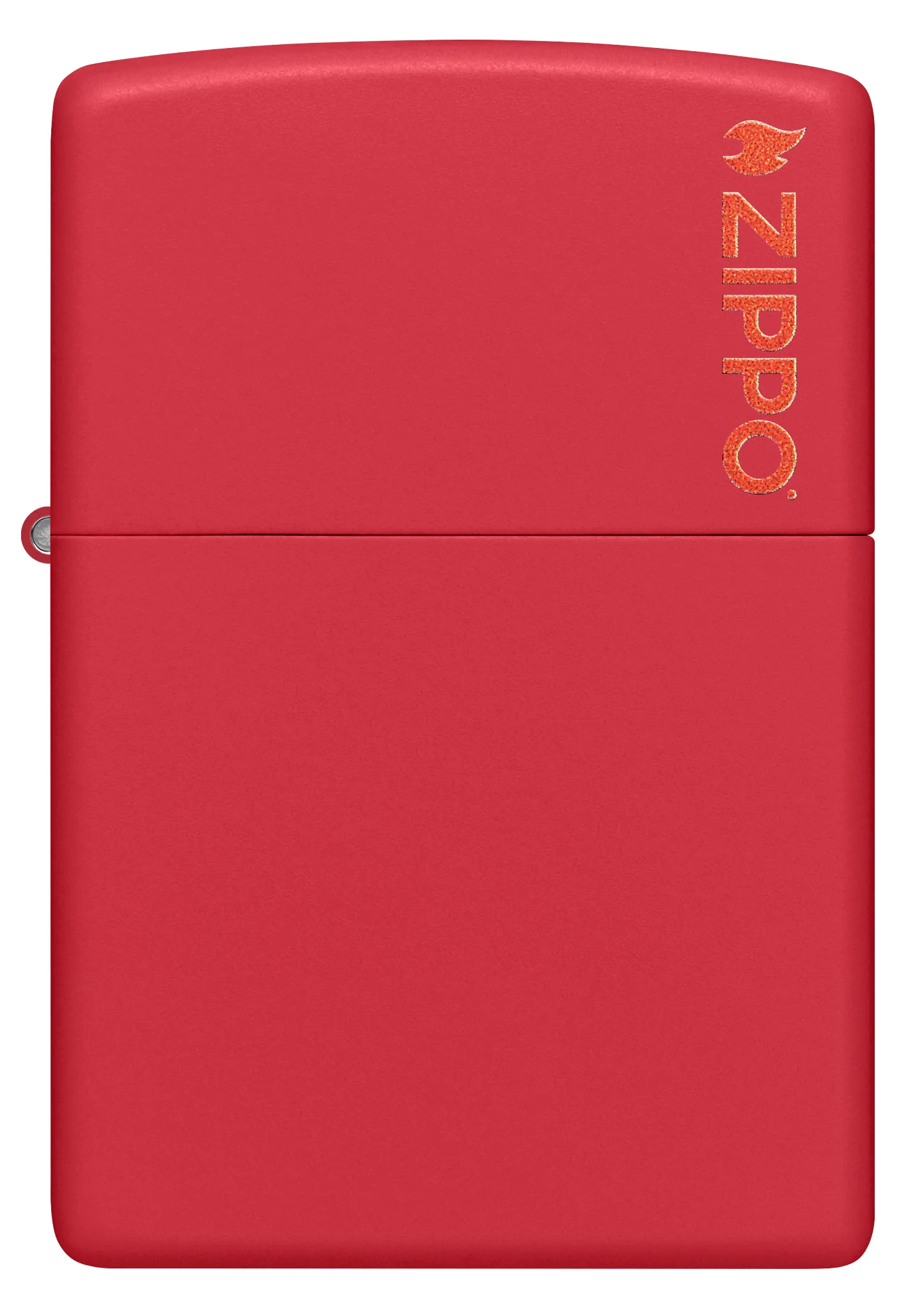 Classic Red Matte Zippo Logo - Image 2