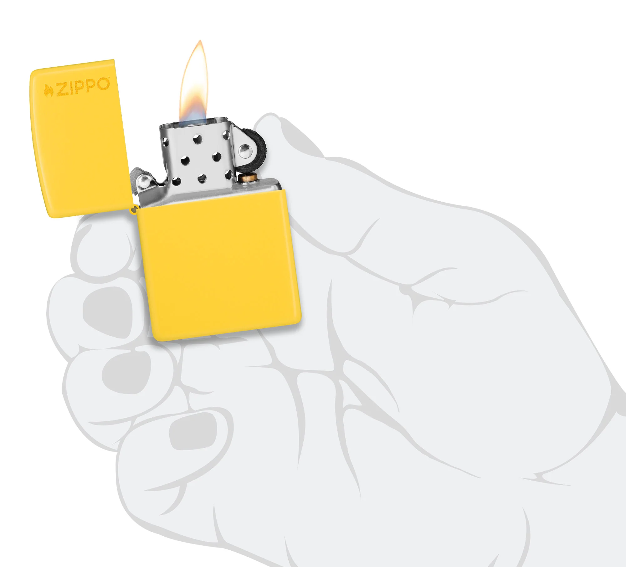 Classic Sunflower Zippo Logo - Image 5