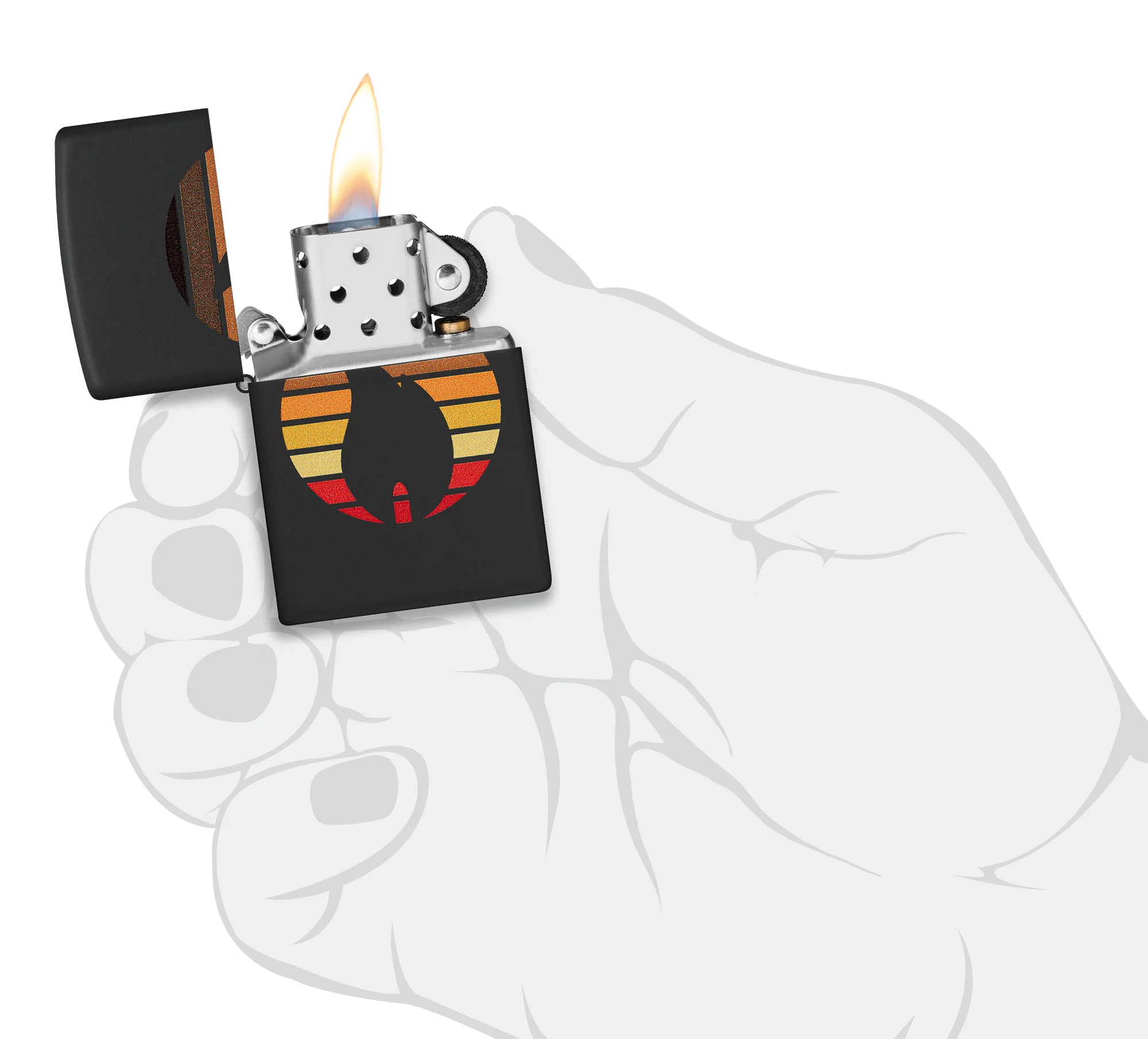 Colorblock Zippo Design - Image 4