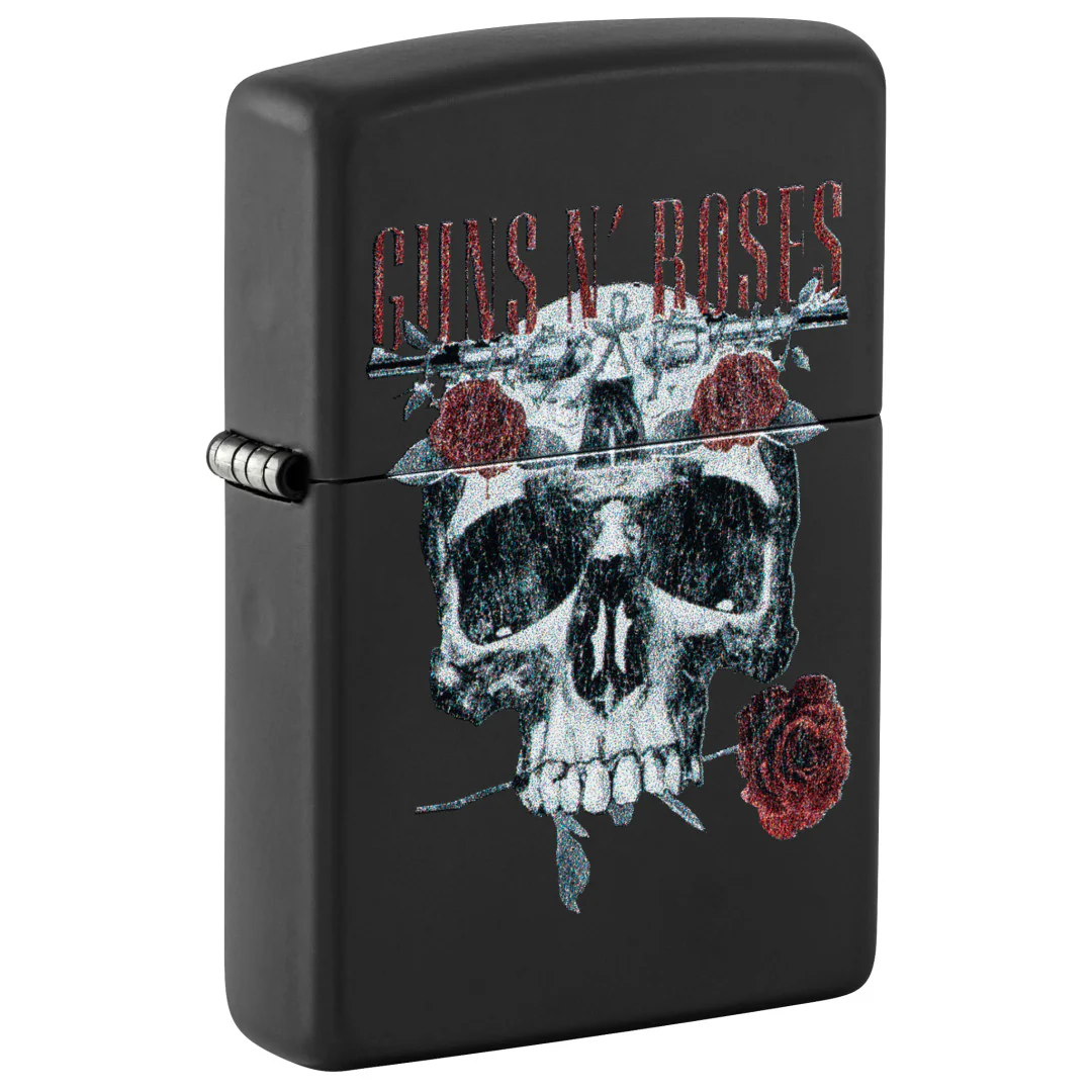 Guns N' Roses Flower Skull Design
