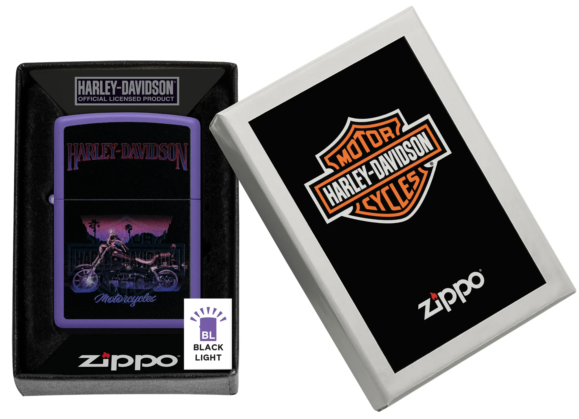 Harley-Davidson® Black Light Motorcycle Design - Image 7