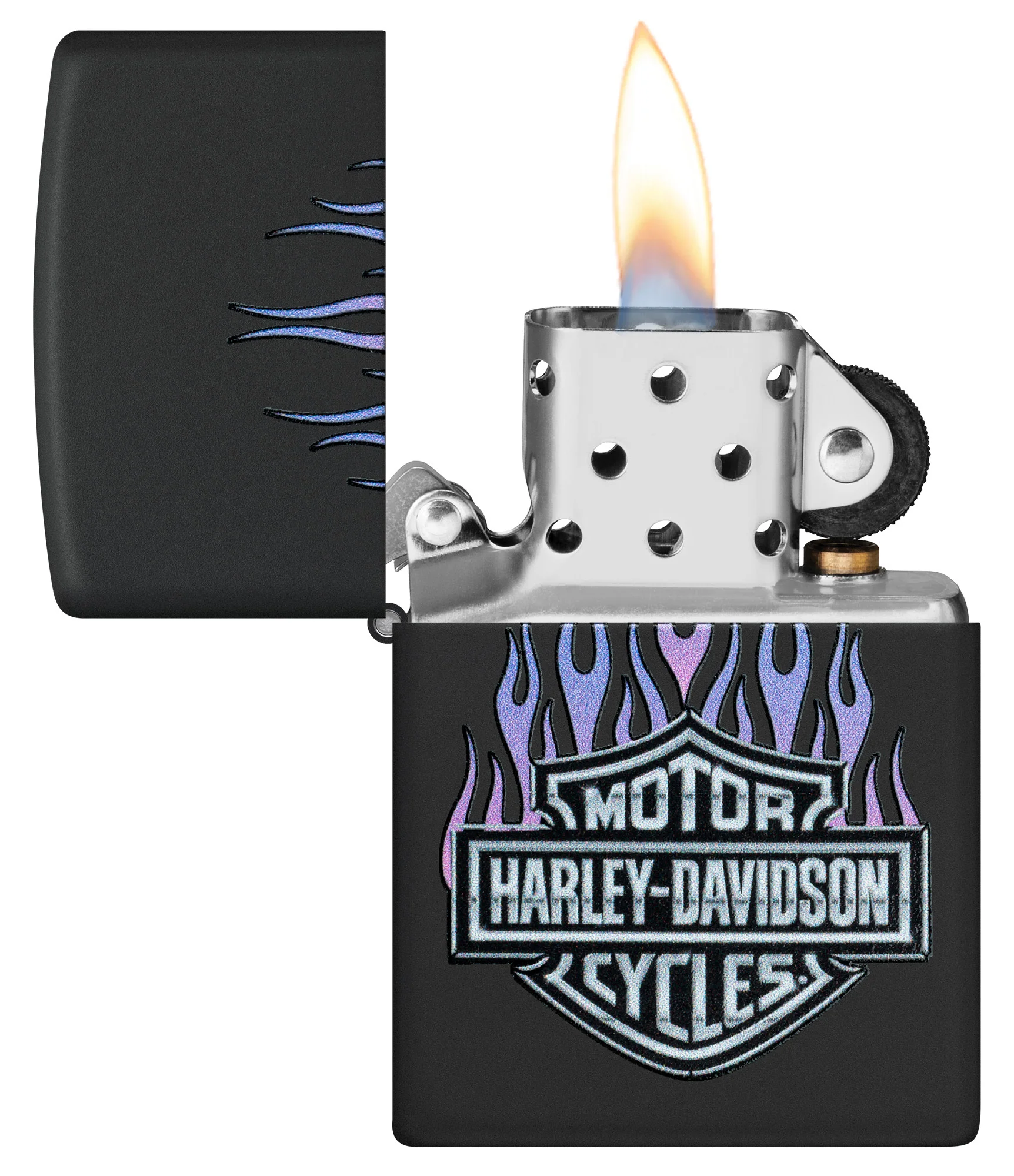 Harley-Davidson® Purple Flames Design - Image 4
