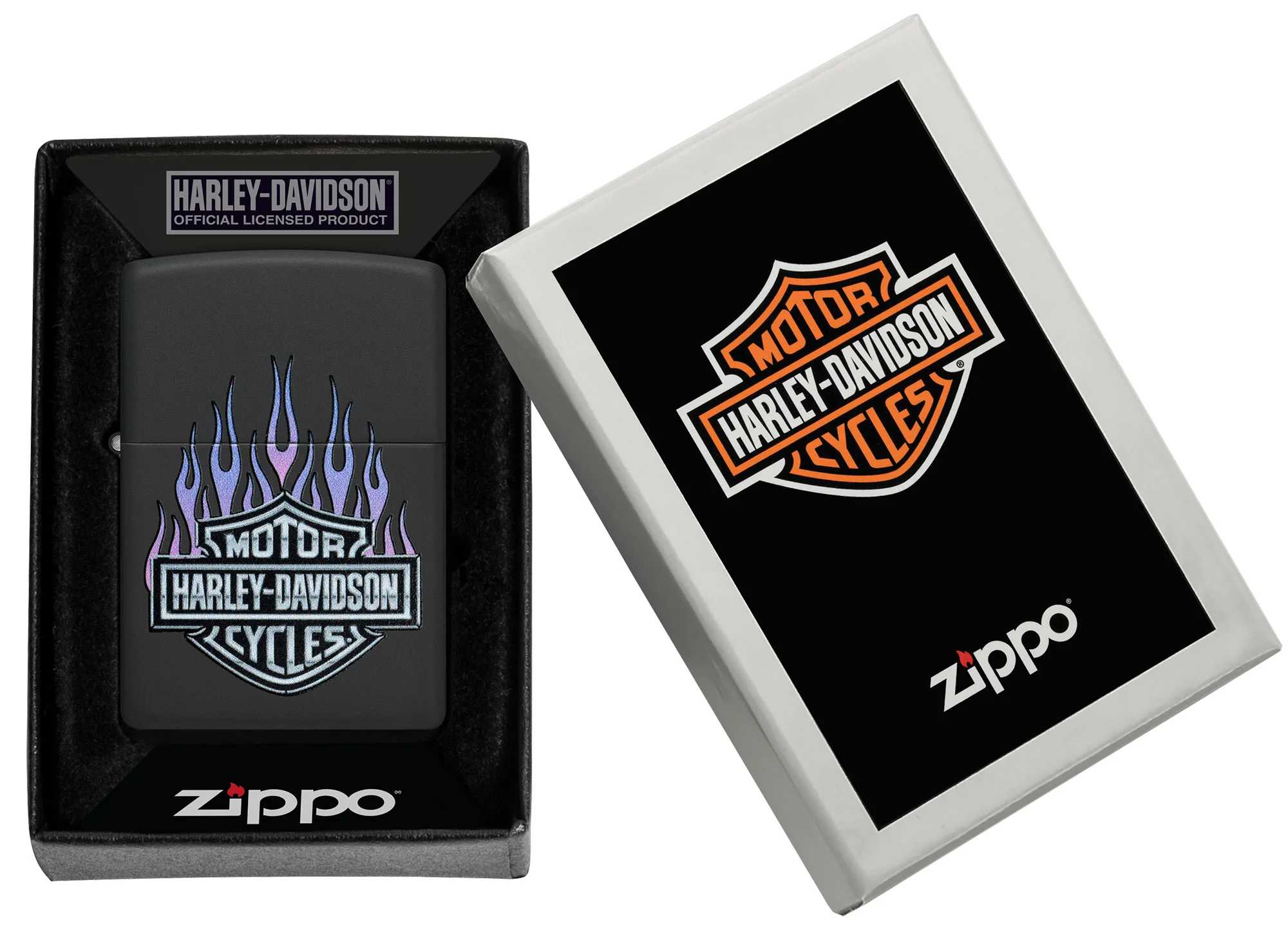 Harley-Davidson® Purple Flames Design - Image 7