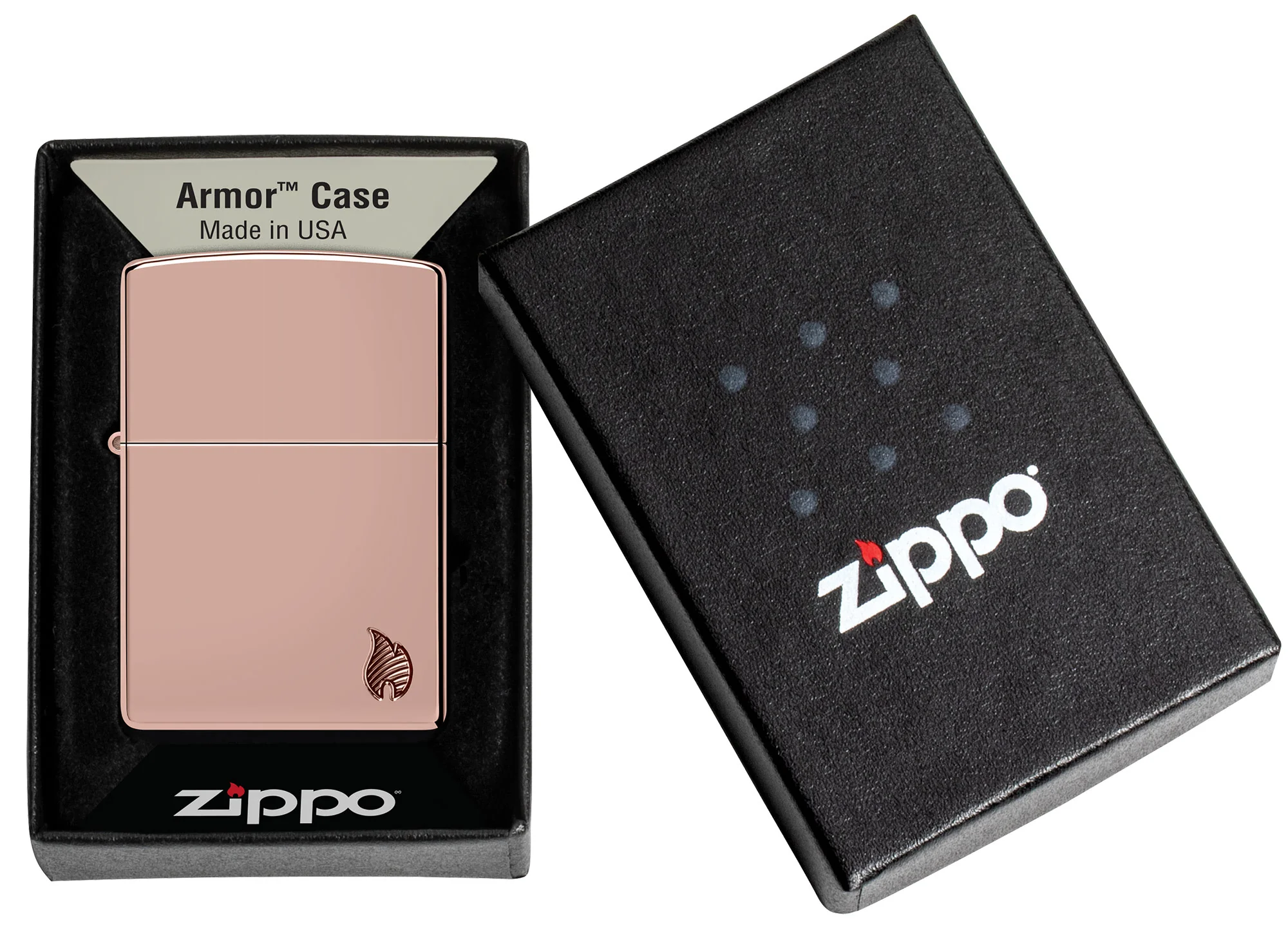 Armor® High Polish Rose Gold Flame Design - Image 7