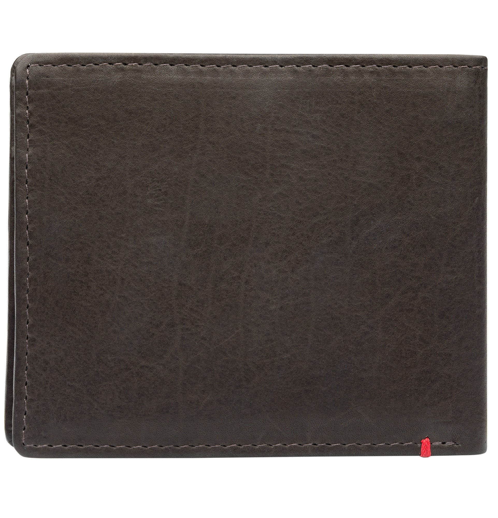 Mocha Leather Wallet- Bass Metal Plate Design - Image 23
