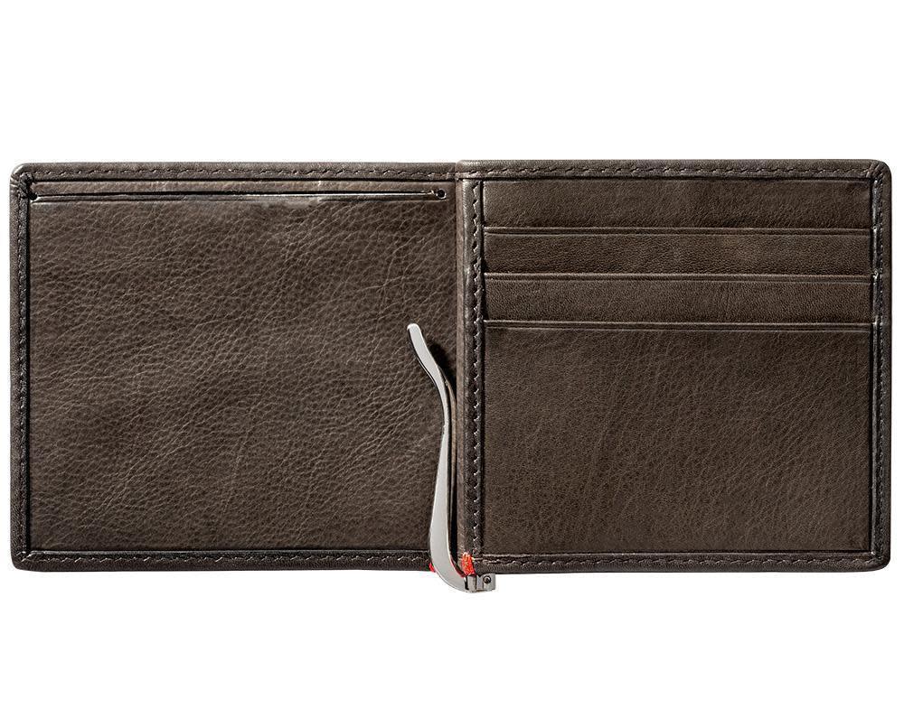 Mocha Leather Wallet- Skull Metal Plate Design - Image 17