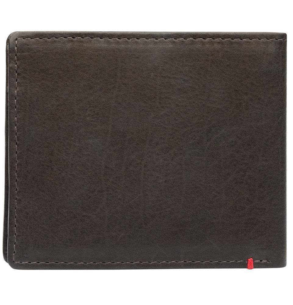 Mocha Leather Wallet- Zippo 1932 Metal Plate Design - Image 19