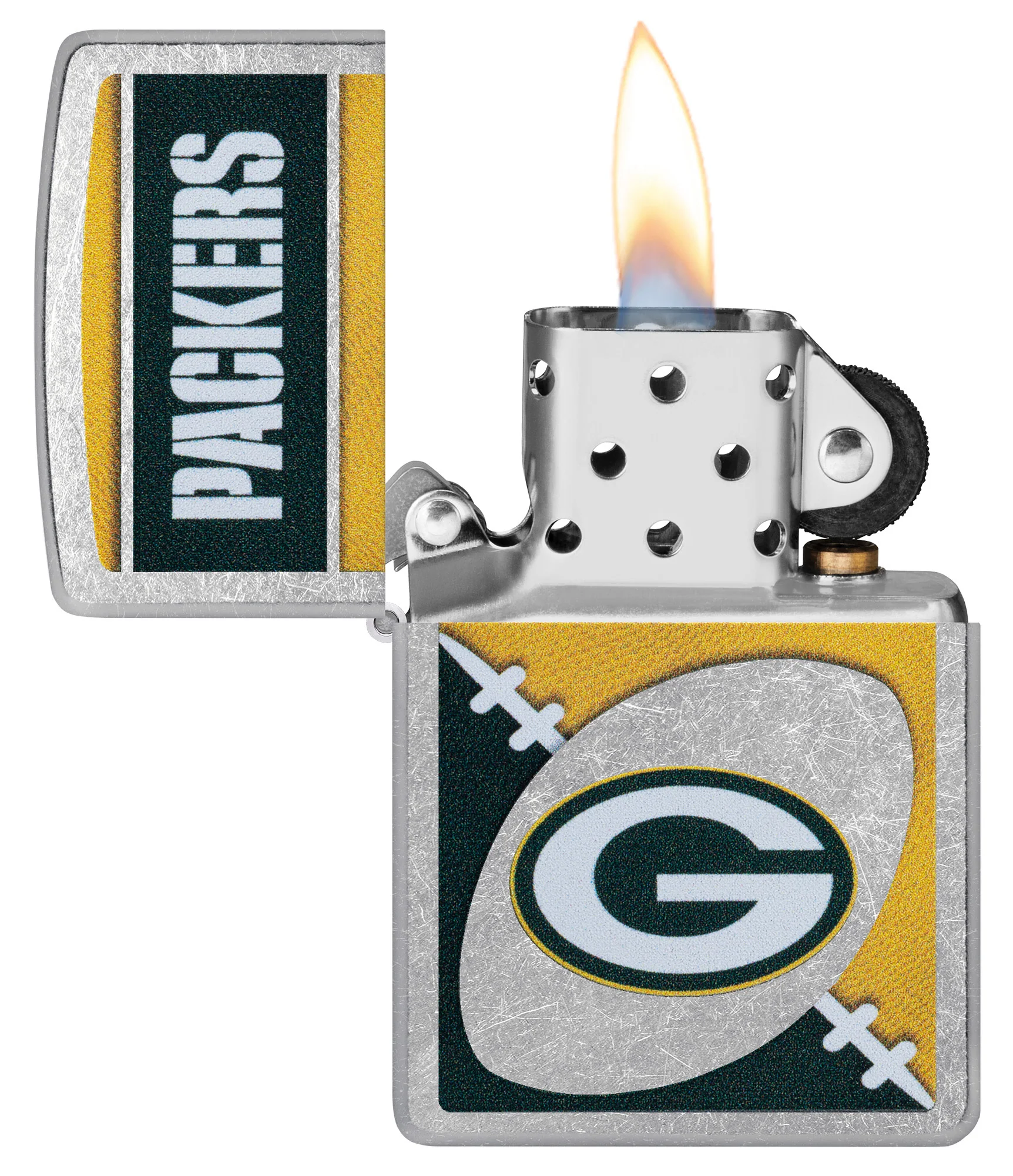 NFL Green Bay Packers Chrome Logo Design - Image 4