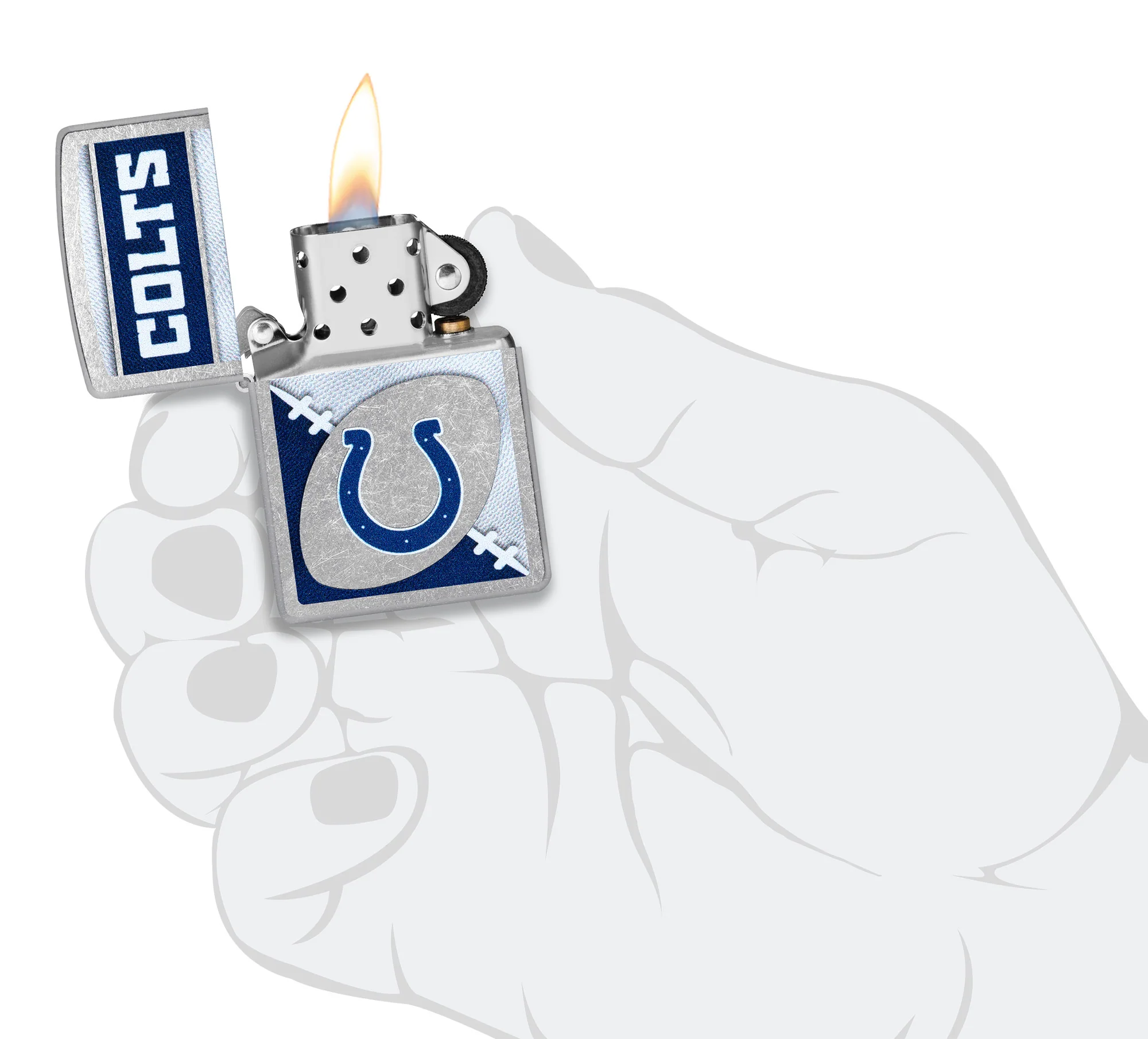 NFL Indianapolis Colts Chrome Logo Design - Image 6