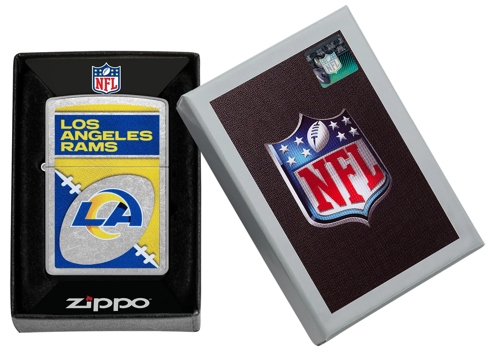 NFL Los Angeles Rams Chrome Logo Design - Image 7