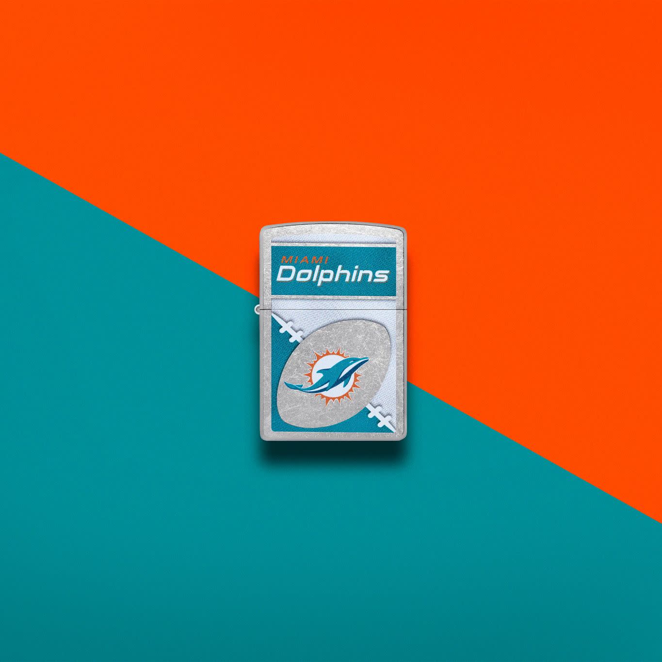 NFL Miami Dolphins Chrome Logo Design - Image 2