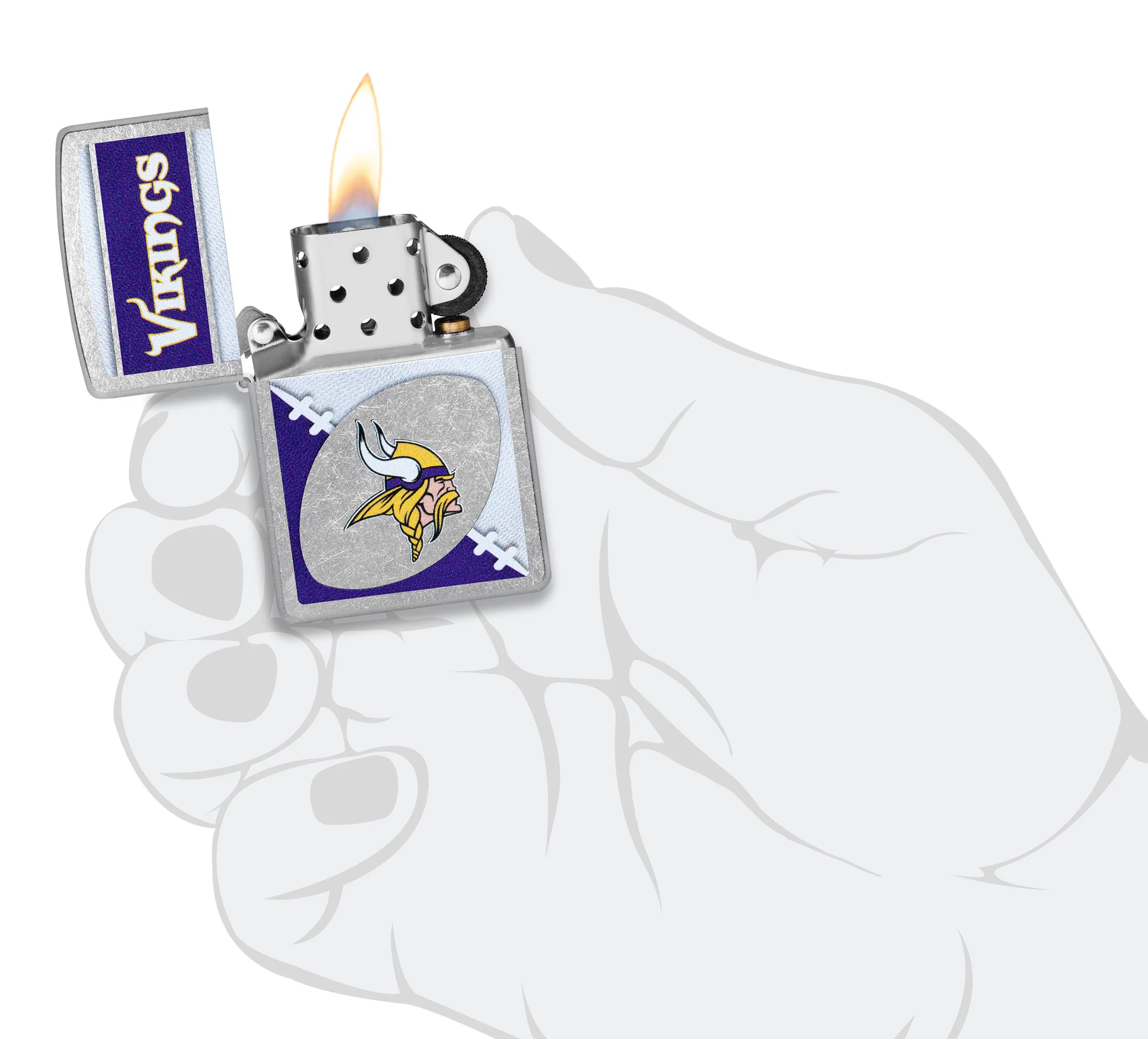 NFL Minnesota Vikings Chrome Logo Design - Image 6