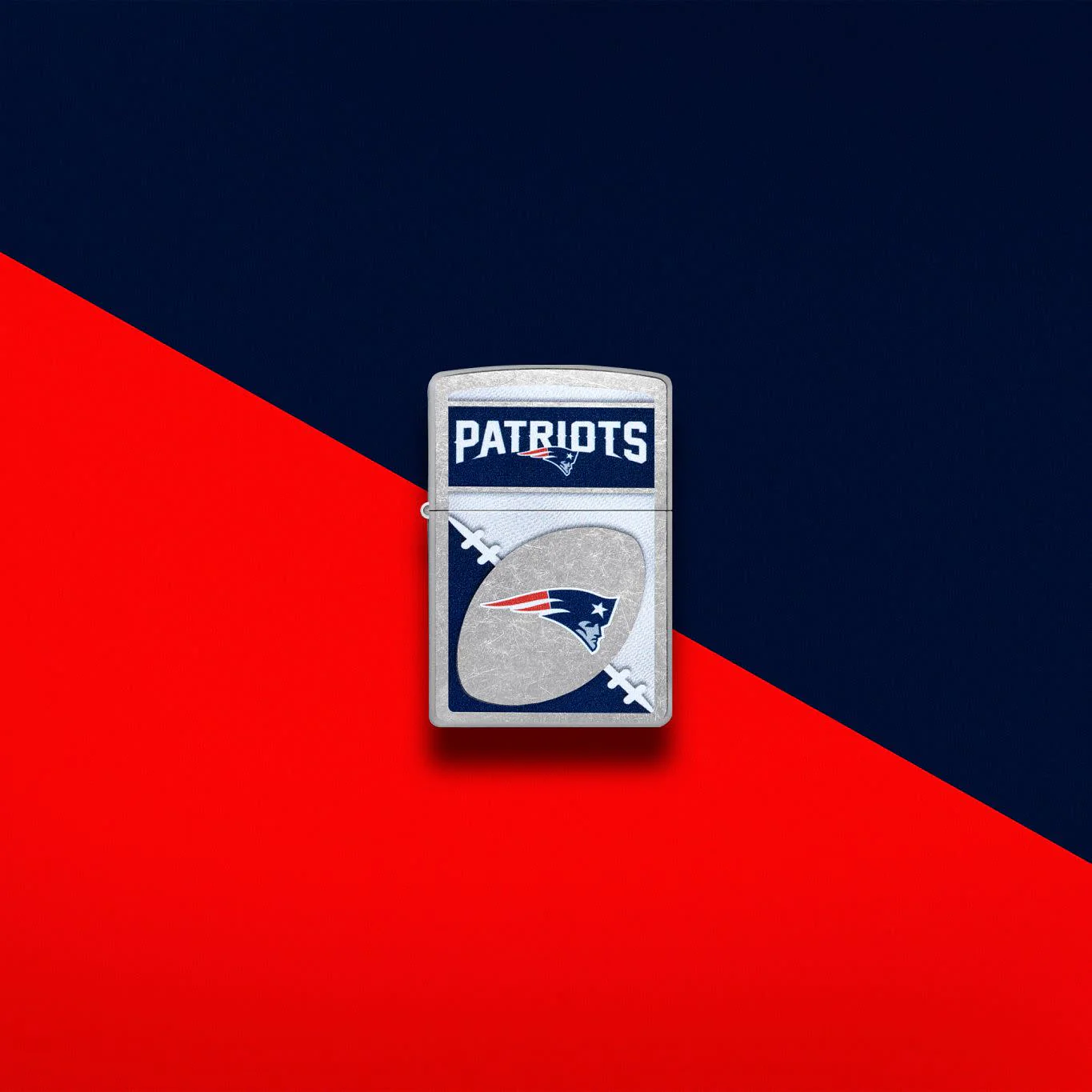 NFL New England Patriots Chrome Logo Design - Image 2