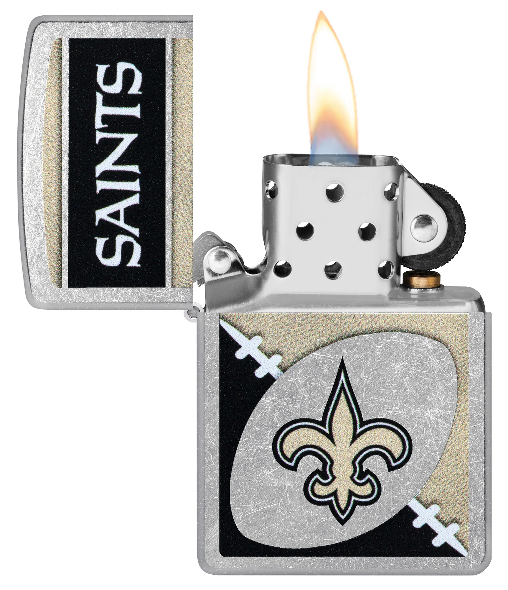 NFL New Orleans Saints Chrome Logo Design - Image 4