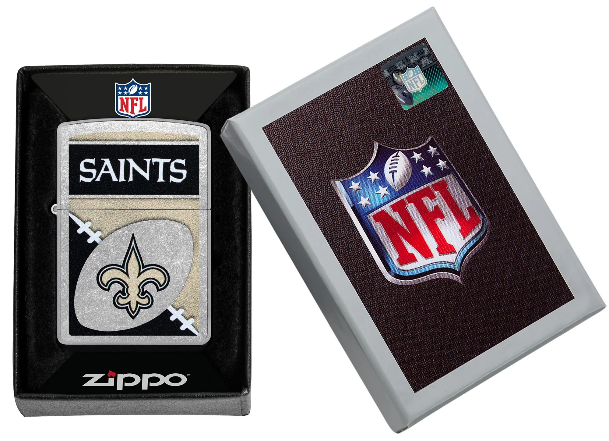 NFL New Orleans Saints Chrome Logo Design - Image 7