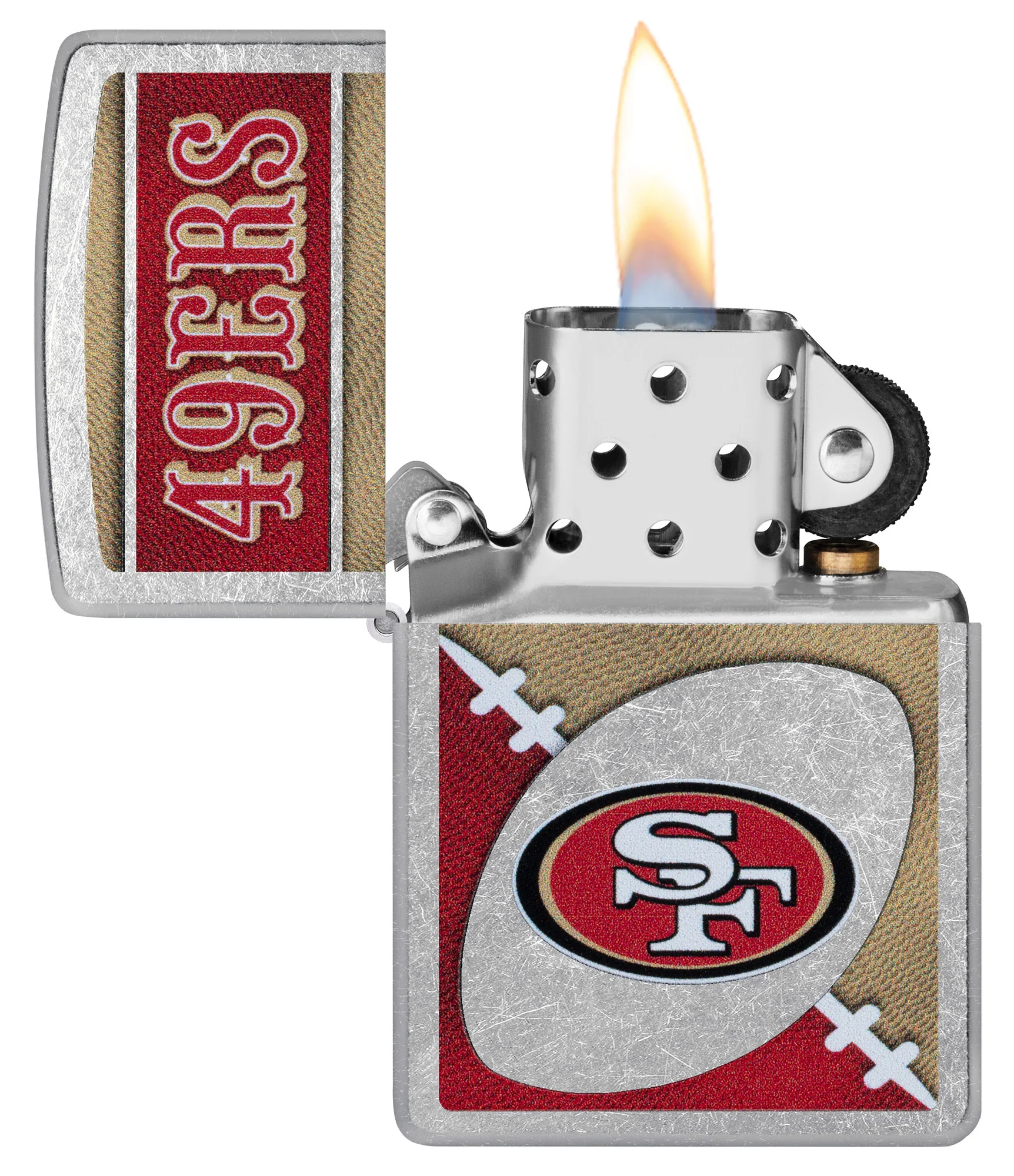 NFL San Francisco 49ers Chrome Logo Design - Image 4