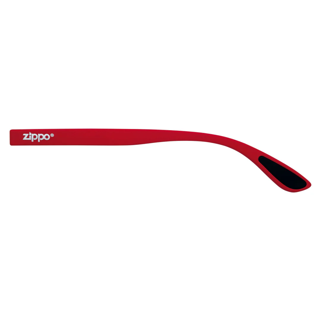 Soft Touch Colorblock Reading Glasses - Red - Image 2