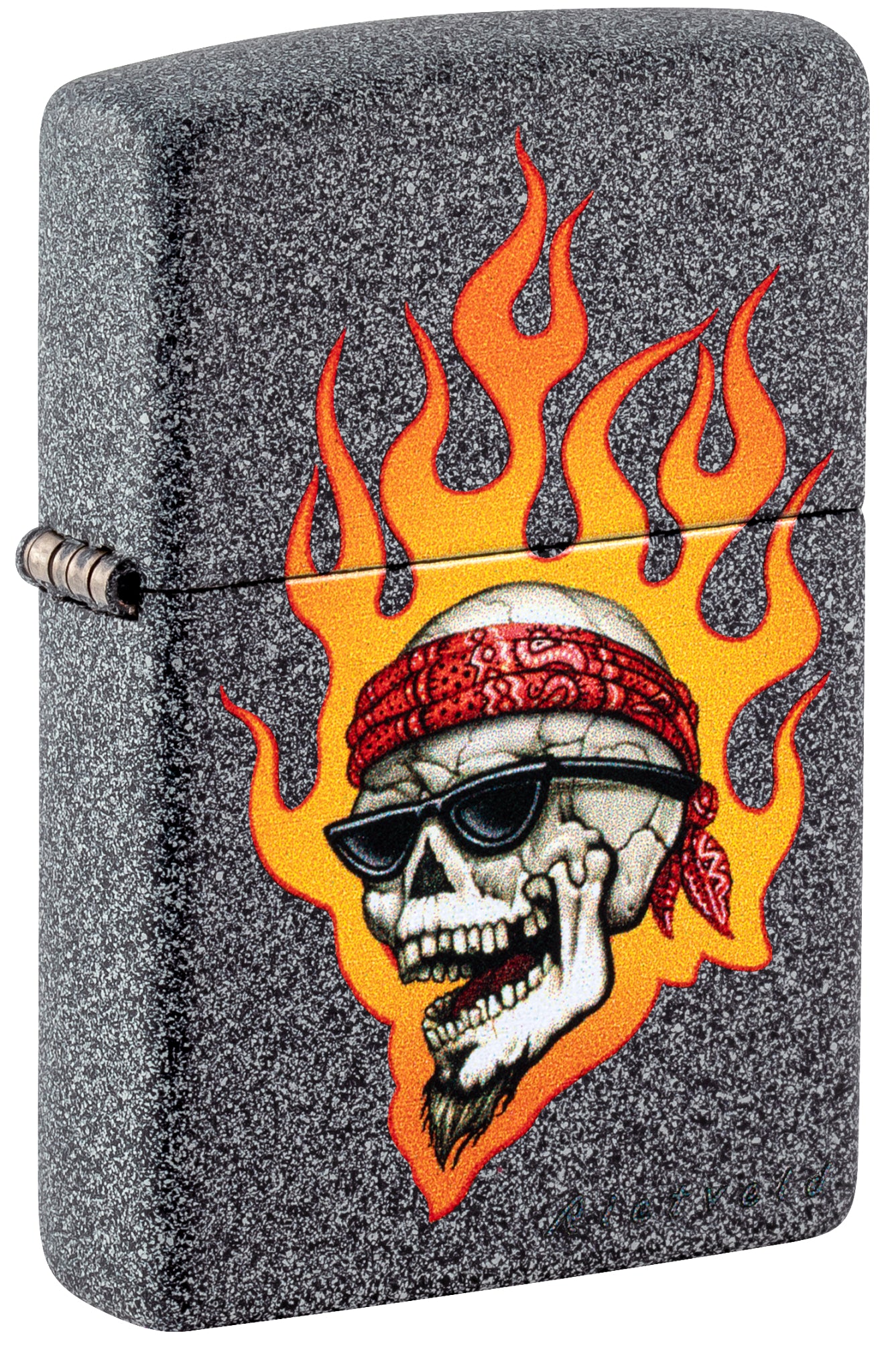 Rietveld® Flaming Skull Design