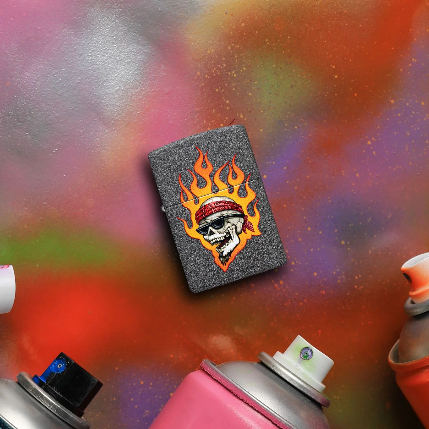 Rietveld® Flaming Skull Design - Image 2