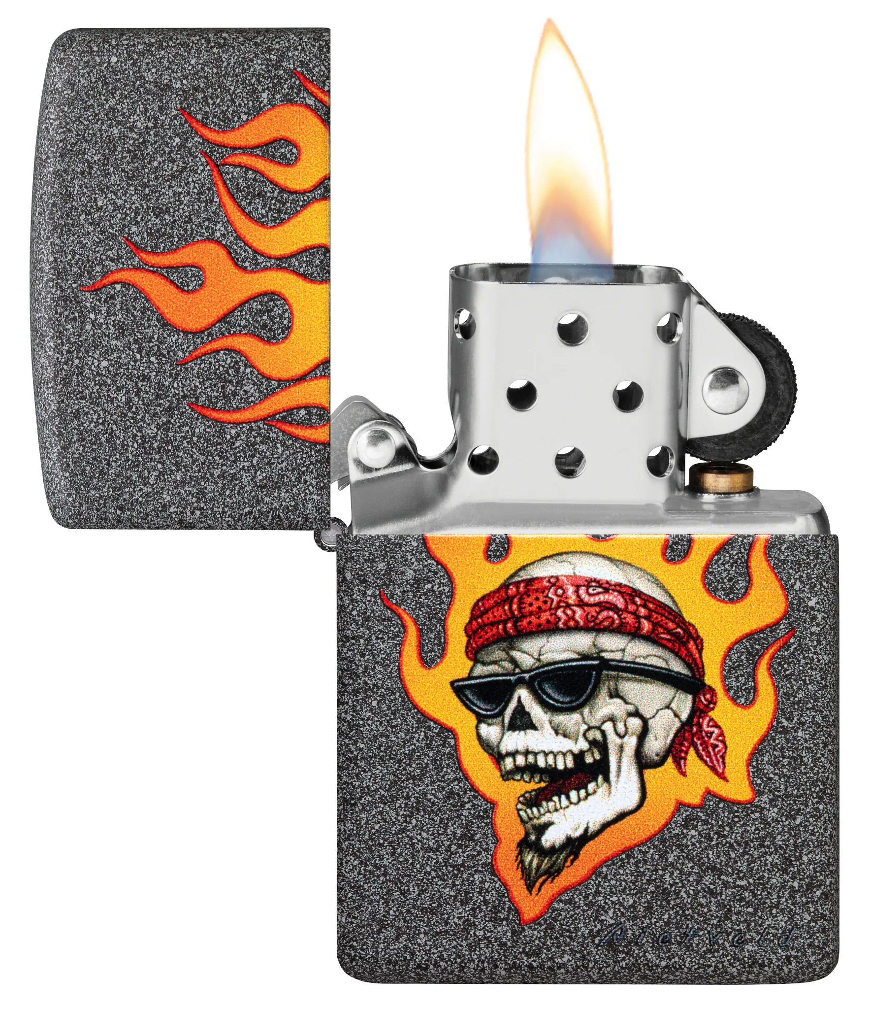 Rietveld® Flaming Skull Design - Image 4