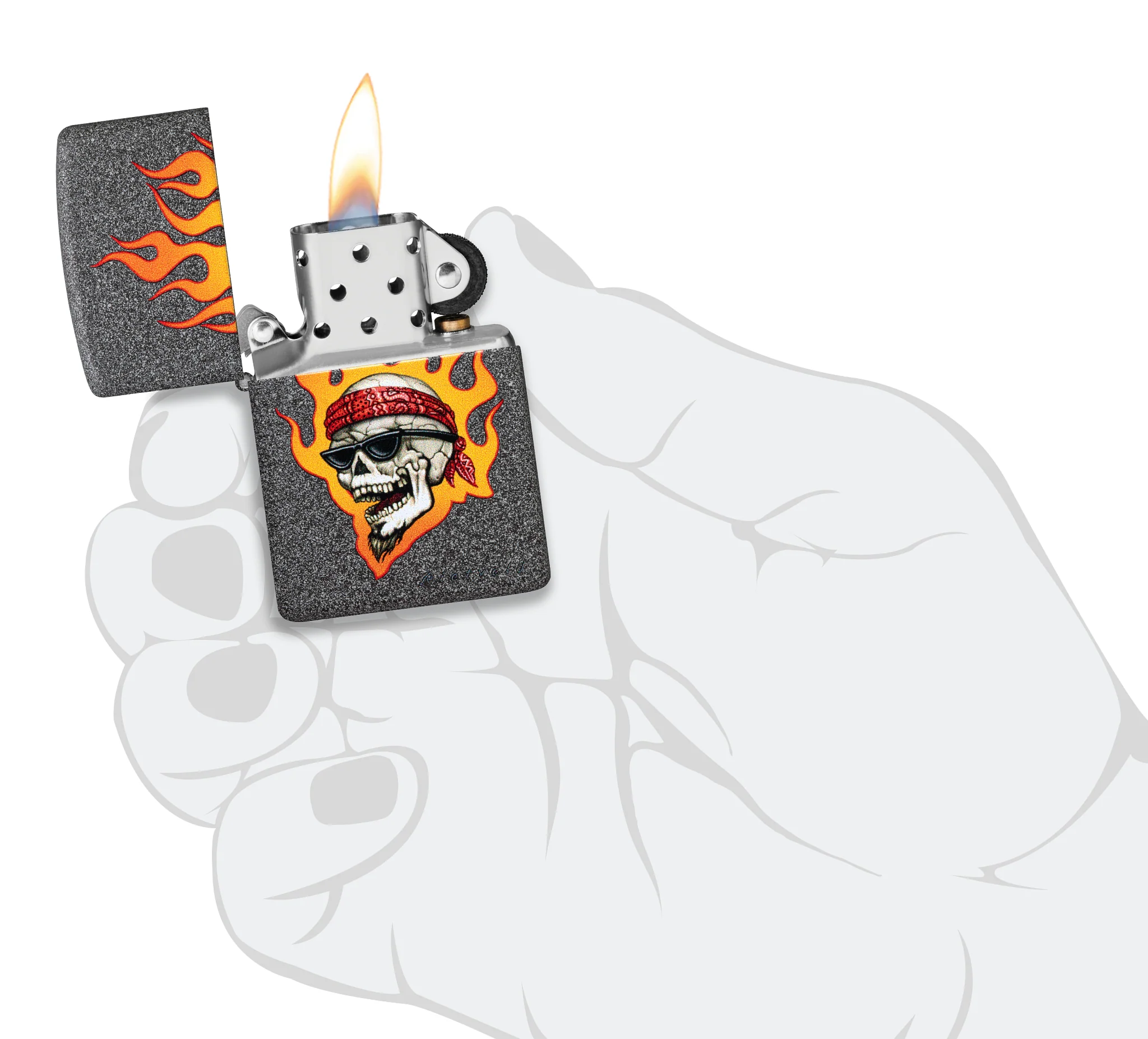 Rietveld® Flaming Skull Design - Image 6