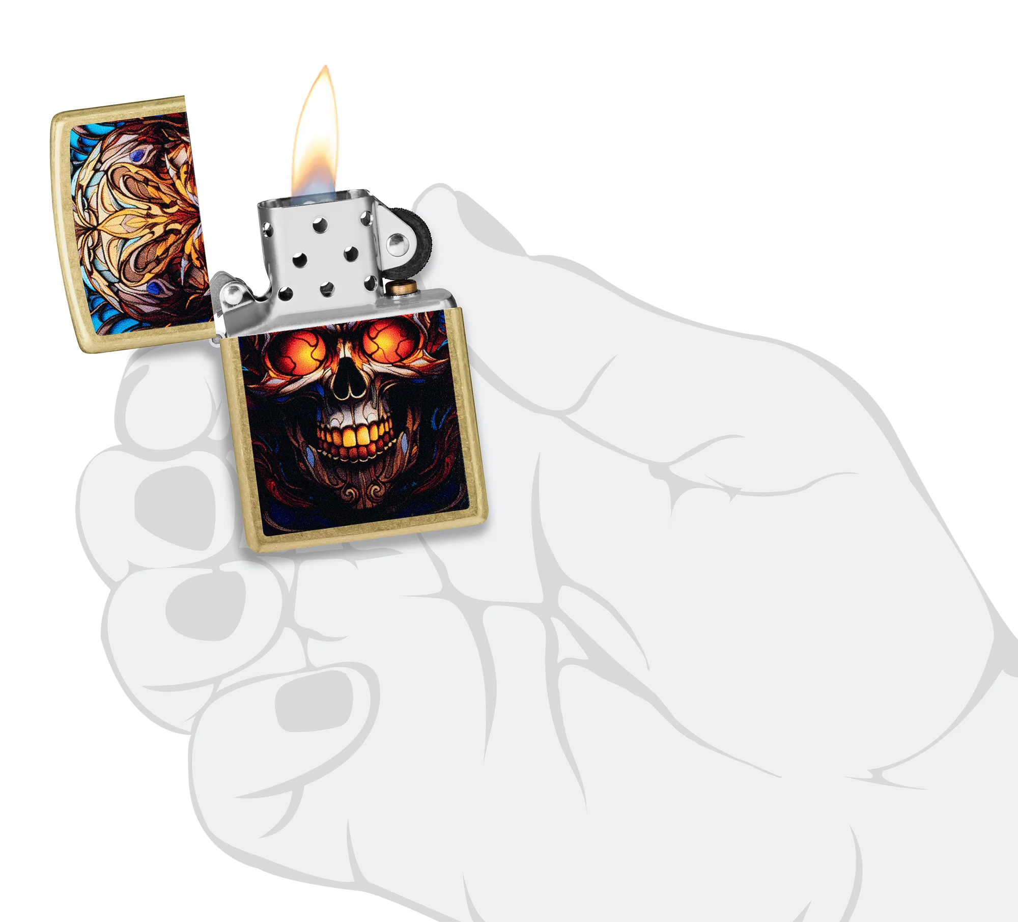 Stained Glass Skull Design - Image 6