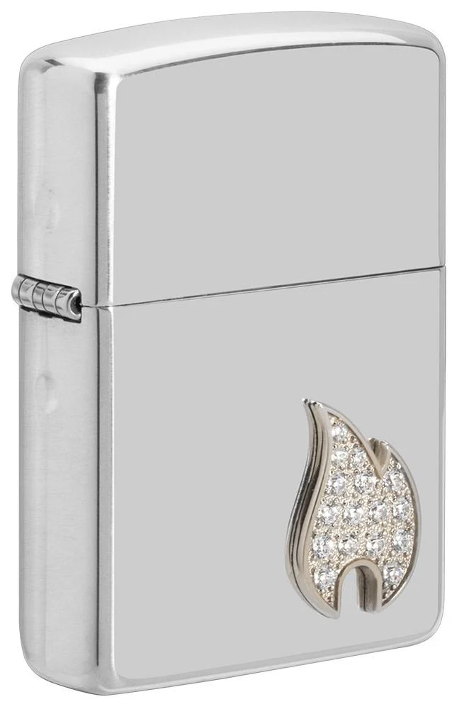 Sterling Silver Flame Emblem